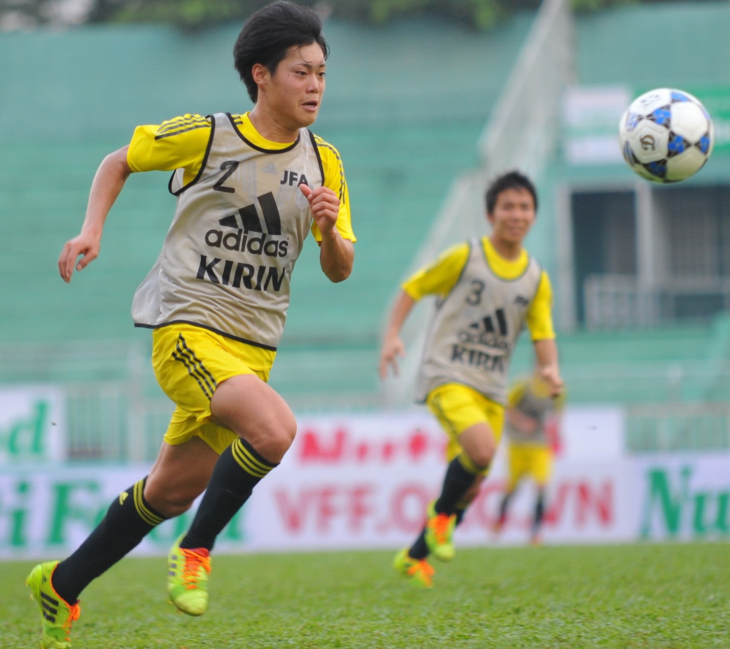 Buoi tap dac biet cua U19 Nhat Ban hinh anh