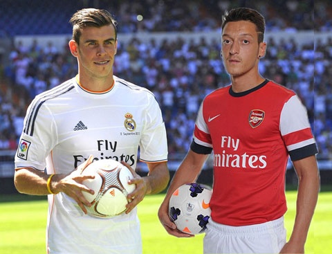 Gareth Bale an dut Mesut Oezil hinh anh