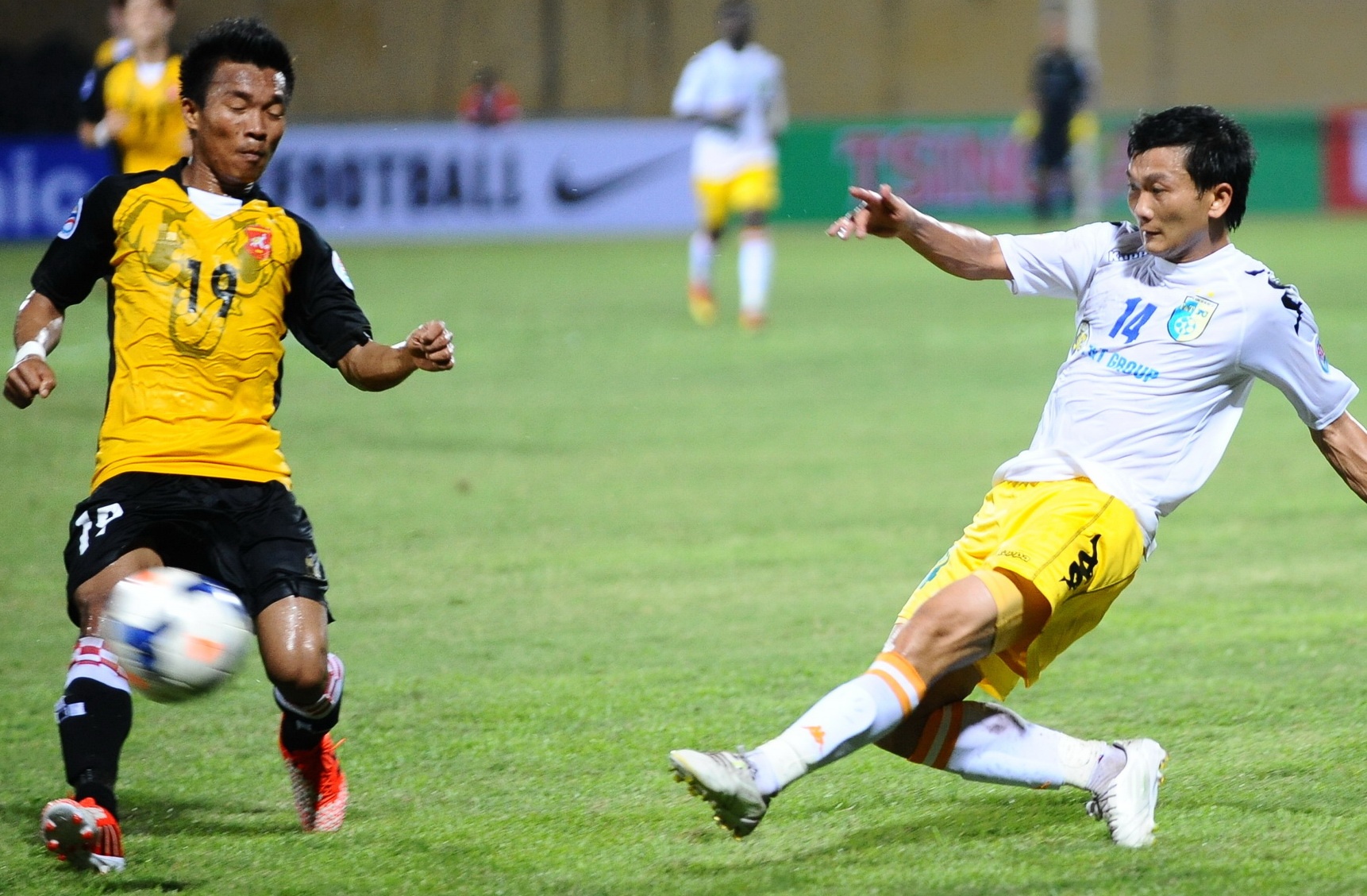 Dai thang CLB Myanmar, Ha Noi T&T vao tu ket AFC Cup hinh anh