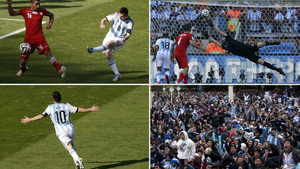>Timely. Iran's resilient display against Argentina comes within seconds of earning a point before Lionel Messi serves up group-stage drama with a stunning curled effort to spark chaos in Buenos Aires