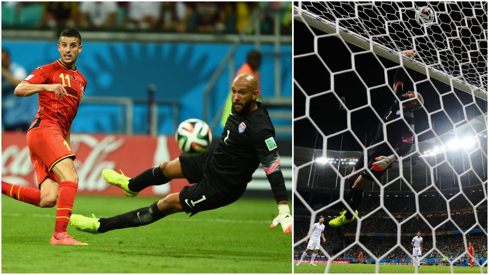 Records. A haul of 15 saves in his side's extra-time defeat to Belgium earns Tim Howard a World Cup record and a phone call from President Barack Obama who says the goalkeeper will need to disguise himself, such is his new-found popularity in the US