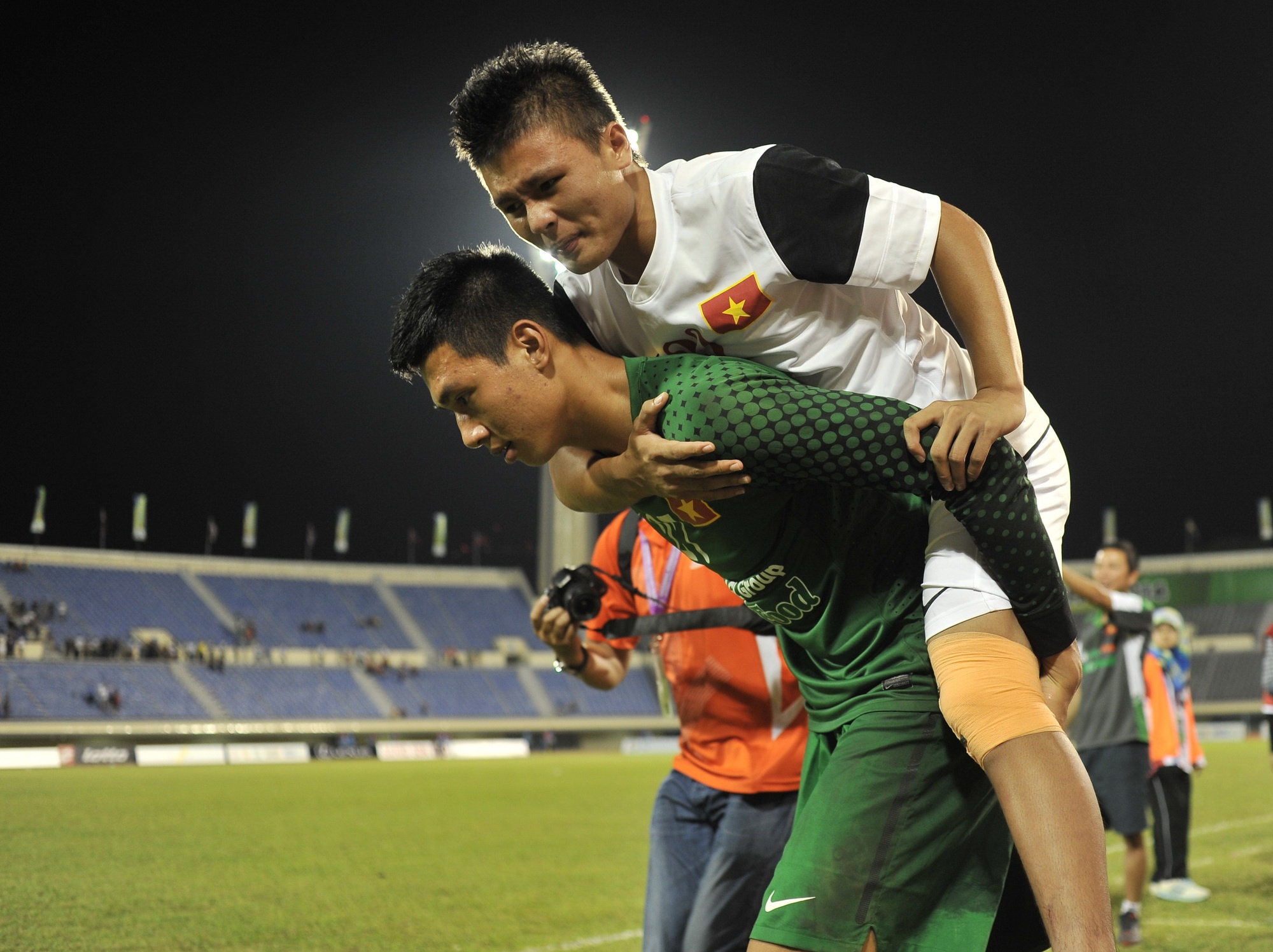 Quang Hai kip hoi phuc cho tran chung ket gap U19 Myanmar hinh anh