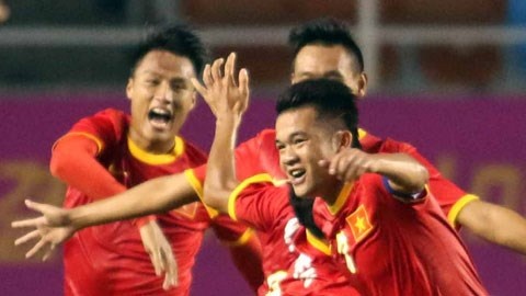 Lich thi dau bong da cua Olympic Viet Nam tai Asian Games 17 hinh anh