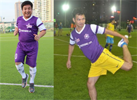 Xuan Bac, Chi Trung du giai bong da Ngan hang mo rong hinh anh