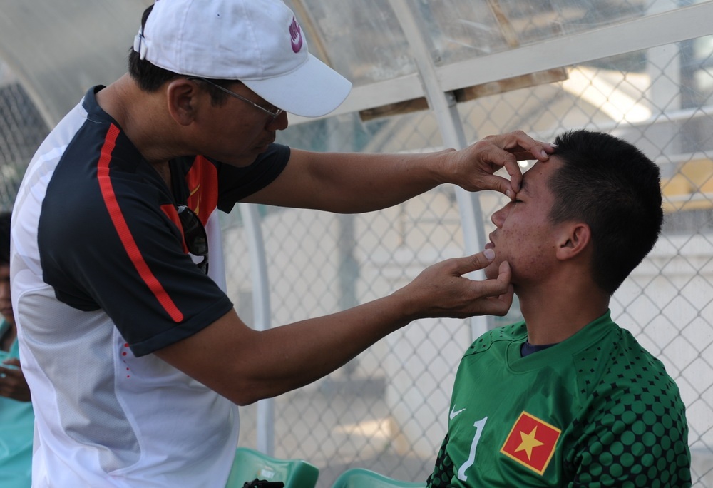 Thu mon so 1 cua U19 VN bi dau mat truoc tran gap Han Quoc hinh anh