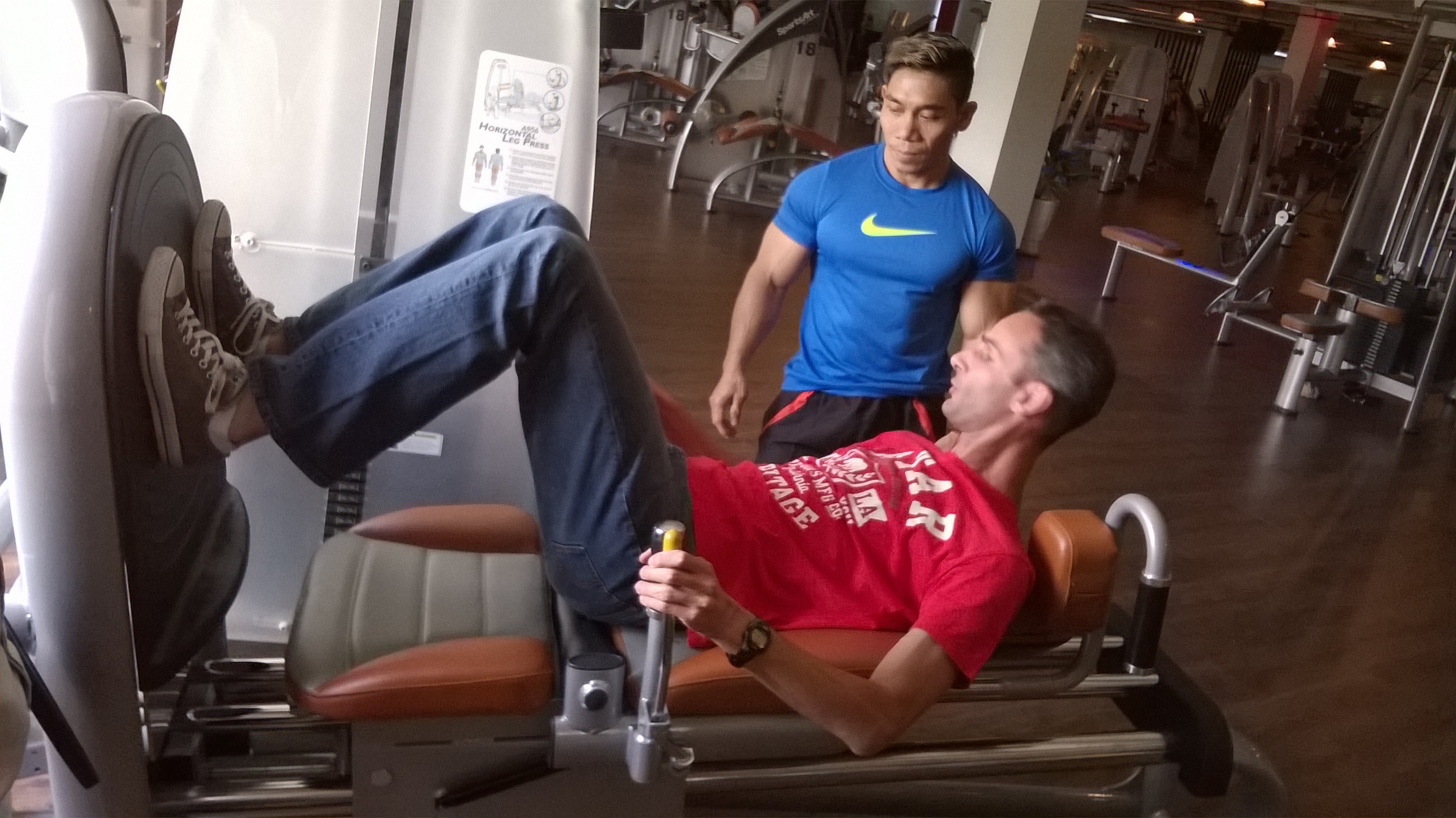 HLV Phap chon thiet bi ren the luc cho Cong Phuong, Tuan Anh hinh anh