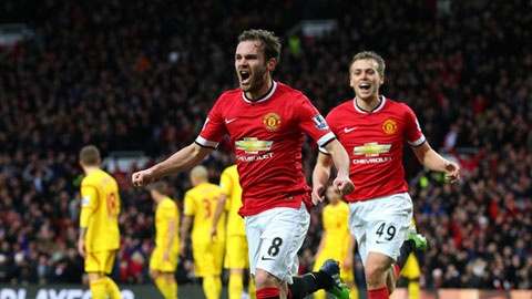 Mata đã ghi 5 lần sút phạt thành bàn ở Premier League.