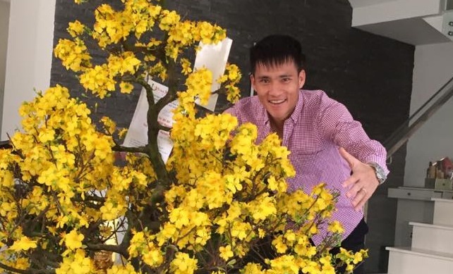 Cong Vinh, Cong Phuong chuc Tet nguoi ham mo hinh anh