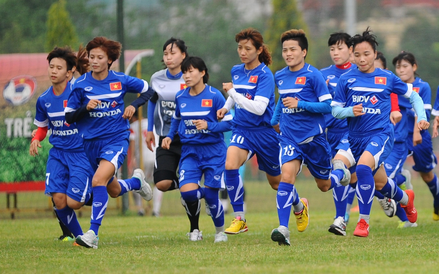 DT nu Viet Nam nhoi the luc truoc them giai vo dich khu vuc hinh anh