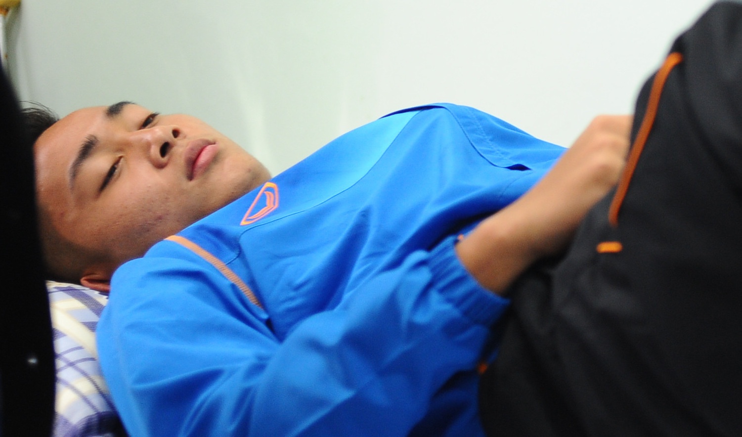 Toan doi U23 Viet Nam phai vao benh vien do dien tam do hinh anh