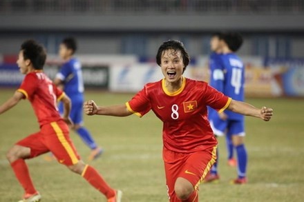 Tuyen nu Viet Nam thang Myanmar 4-2 o Vong loai Olympic hinh anh