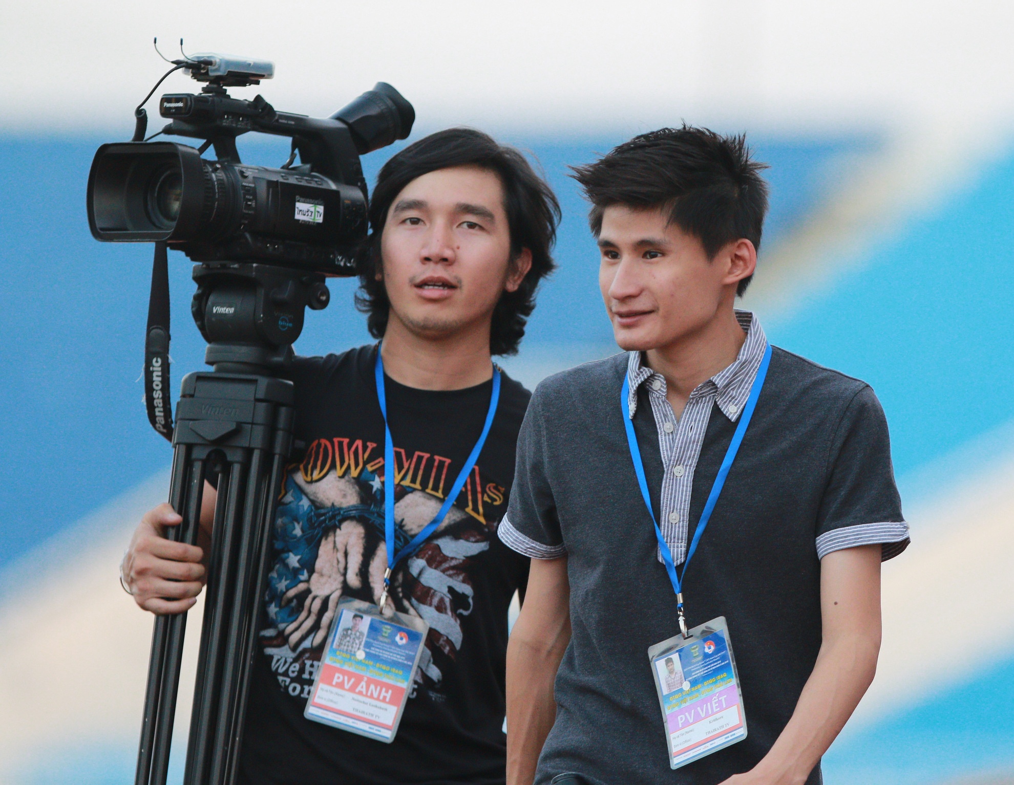 Phong vien Thai Lan den xem Viet Nam dau Iraq hinh anh