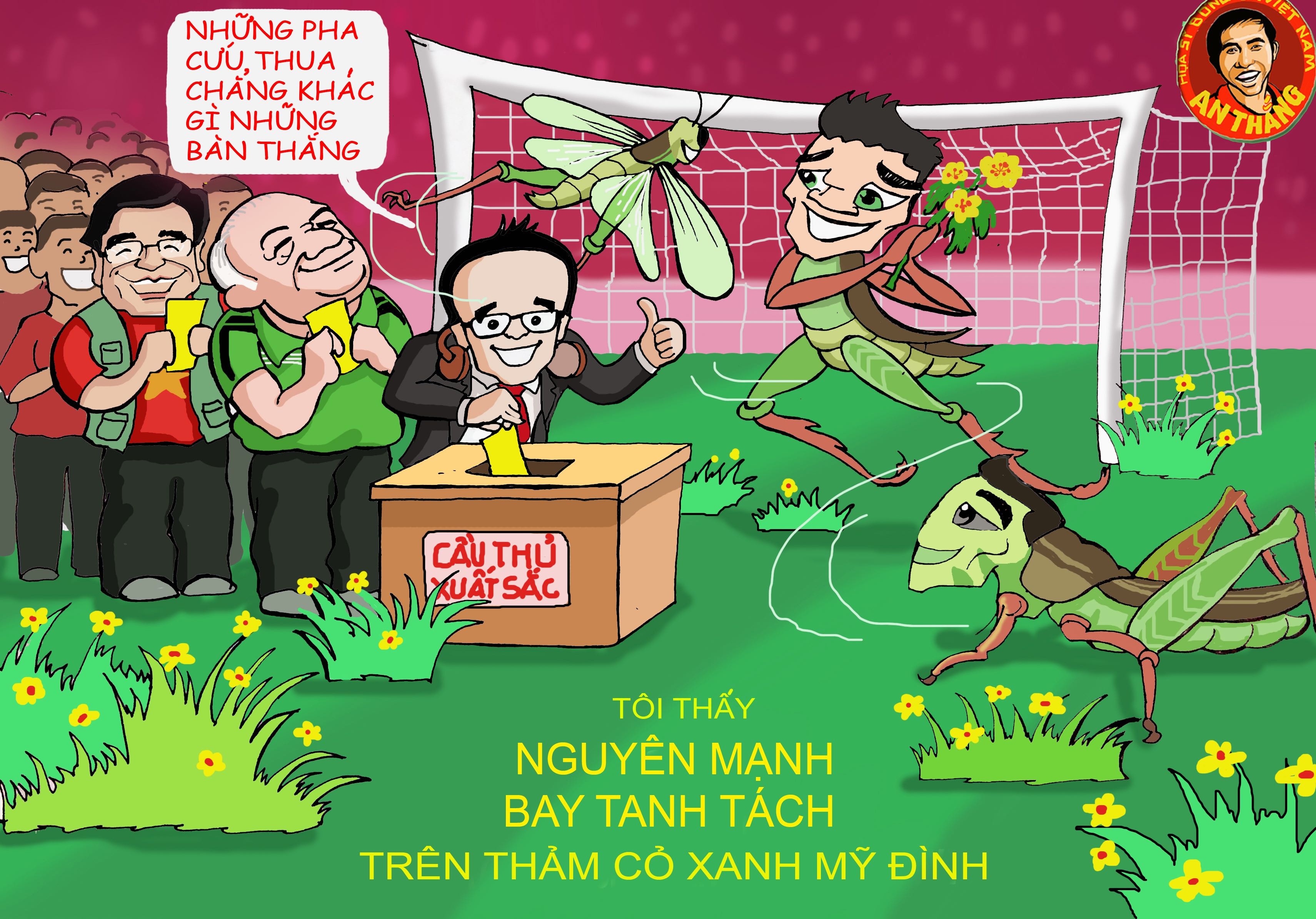 Trao niềm tin vào Thủ thành Nguyên Mạnh là quyết định sáng suốt của HLV Miura. Trước sức ép rất lớn từ đội bóng Tây Á , với đủ cả từ sút gần , sút xa , đến đánh đầu ,thì thủ thành xứ Nghệ đã cho thấy tài năng của mình với những pha cản phá xuất thần. Nguyên Mạnh xứng đáng là cầu thủ hay nhất trận.