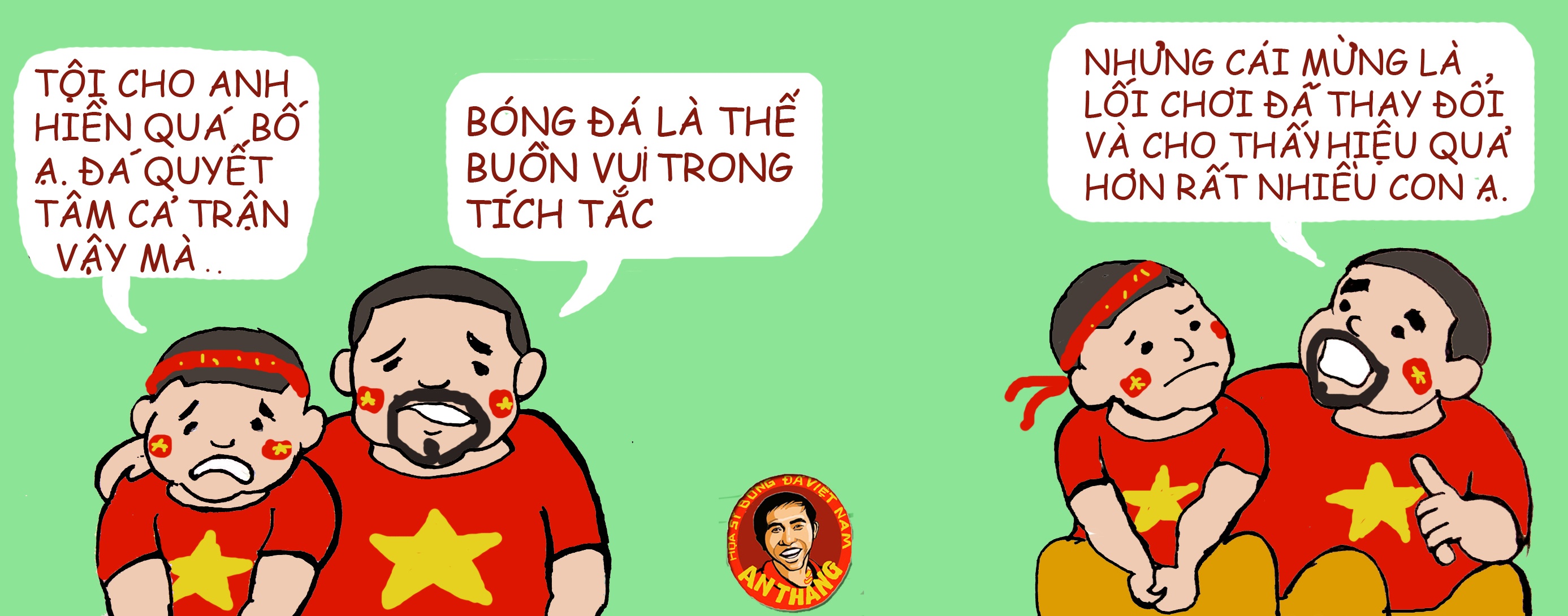 một kết quả hoà khiến biết bao trái tim tiếc nuối. Nhưng nhìn về phía trước thì đã thấy những tín hiệu vui trong lối chơi của đội.