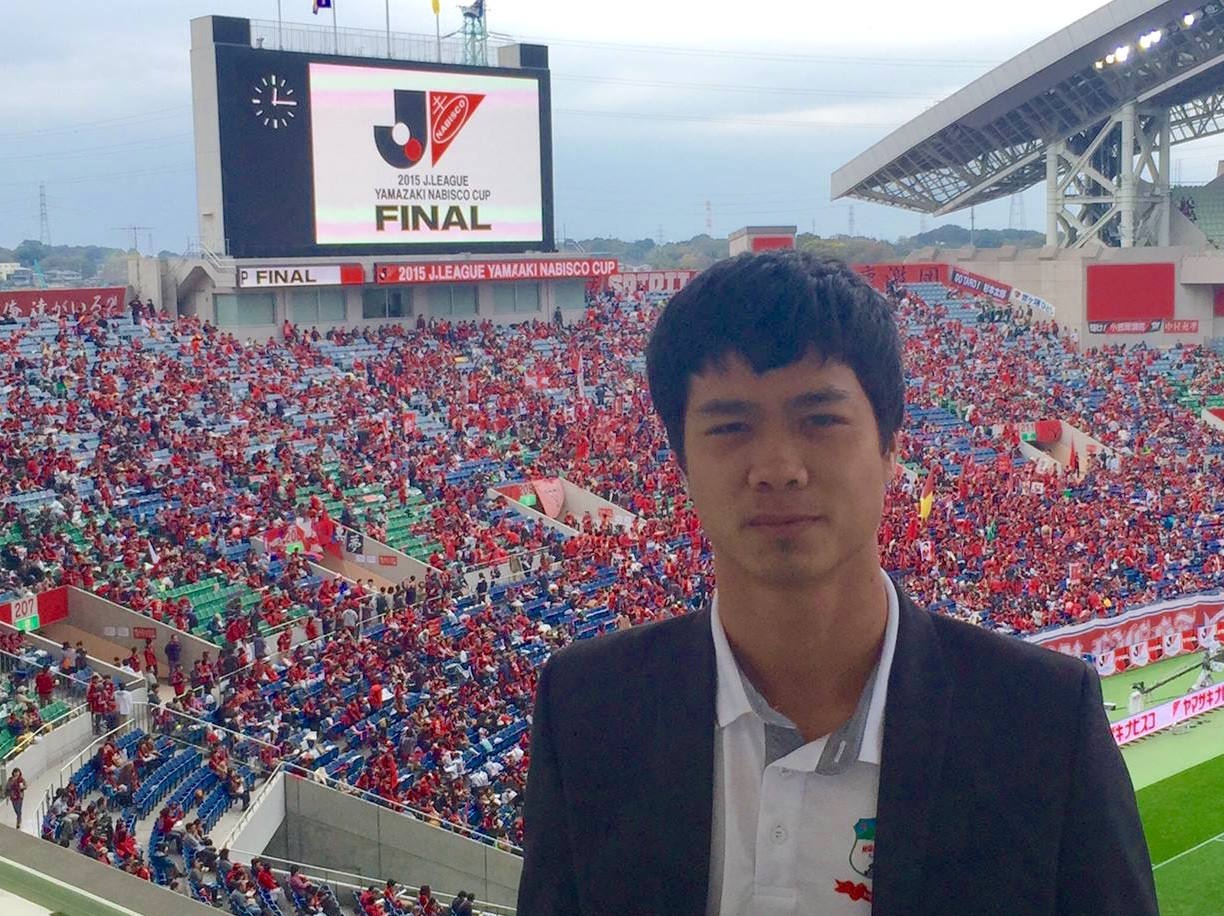 Cong Phuong du khan tran dau o Nhat Ban hinh anh