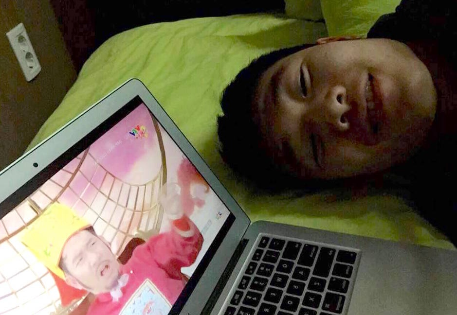 Xuan Truong khoe anh xem Tao Quan o Han Quoc hinh anh