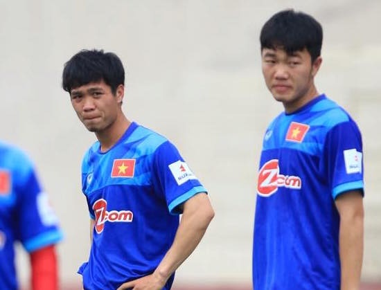 Xuan Truong bo do buoi tap dau tien o tuyen Viet Nam hinh anh