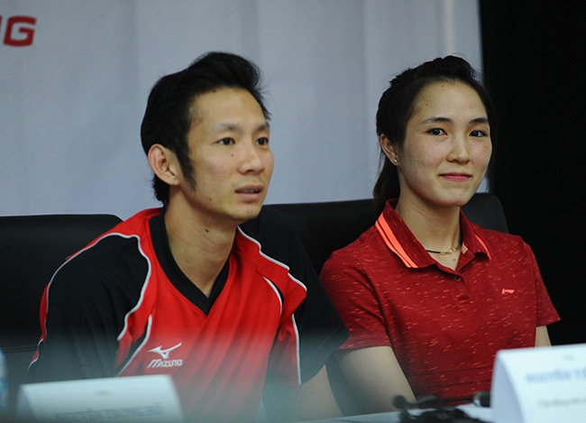 Tien Minh tu tin du Olympic cung ban gai hinh anh