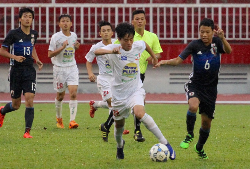 U16 HAGL thua U16 Nhat Ban anh 1