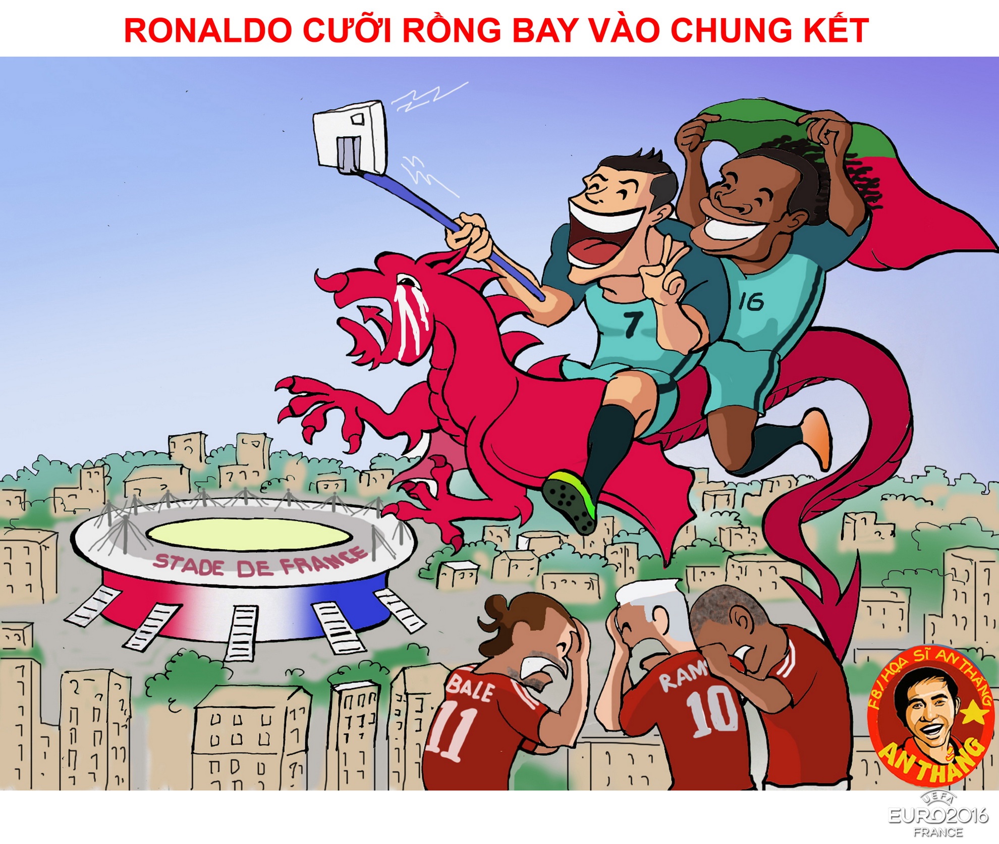 Hi hoa Ronaldo vo dich Euro anh 11