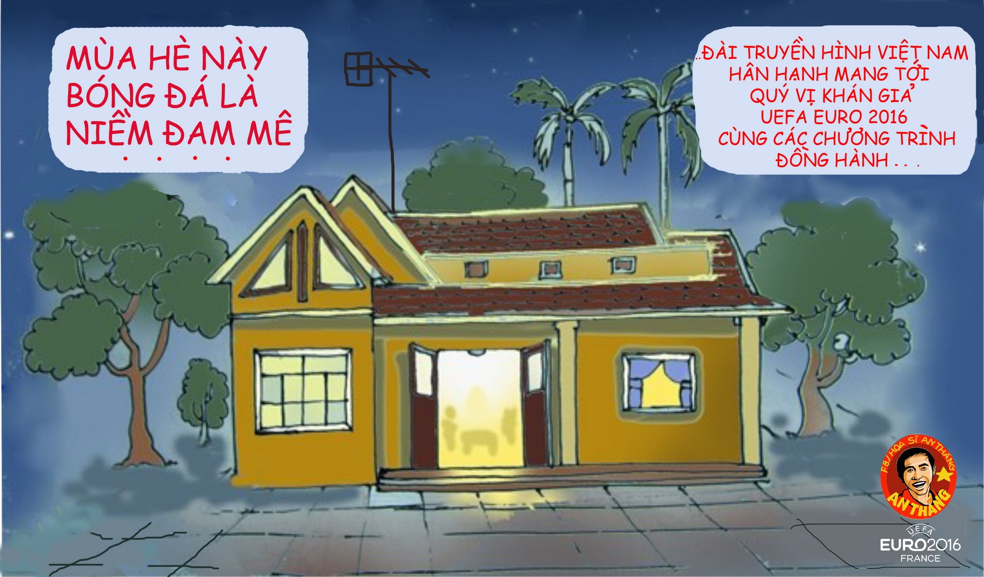 Hi hoa Ronaldo vo dich Euro anh 1