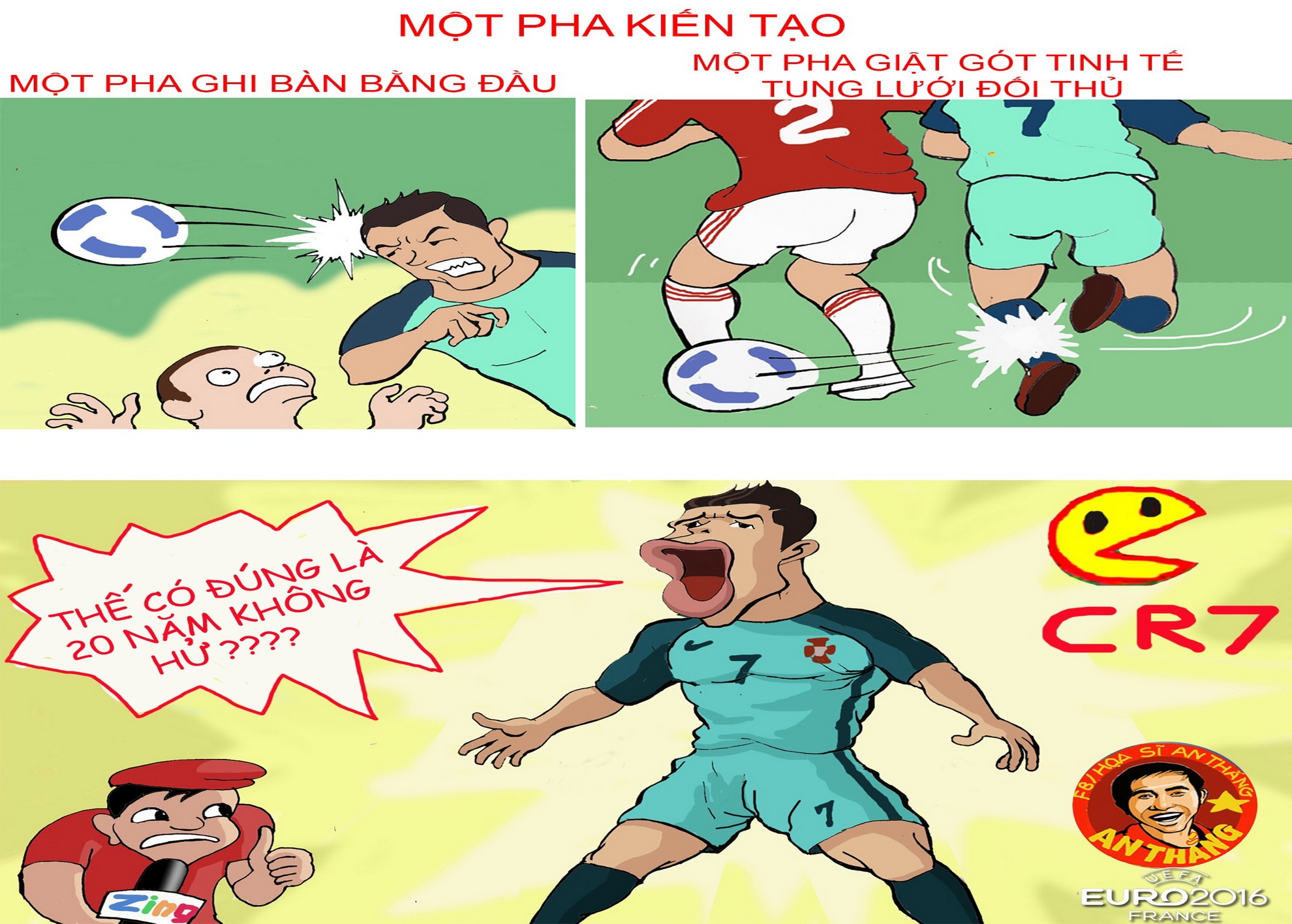 Hi hoa Ronaldo vo dich Euro anh 6