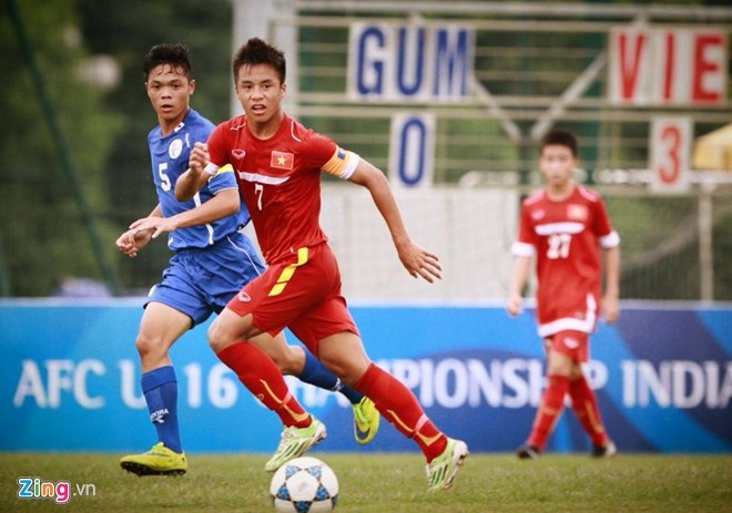 U16 Viet Nam thang U16 Myanmar anh 1