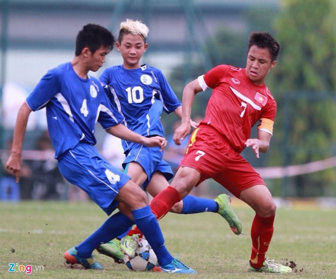 U16 Viet Nam hoa doi cuoi bang anh 1