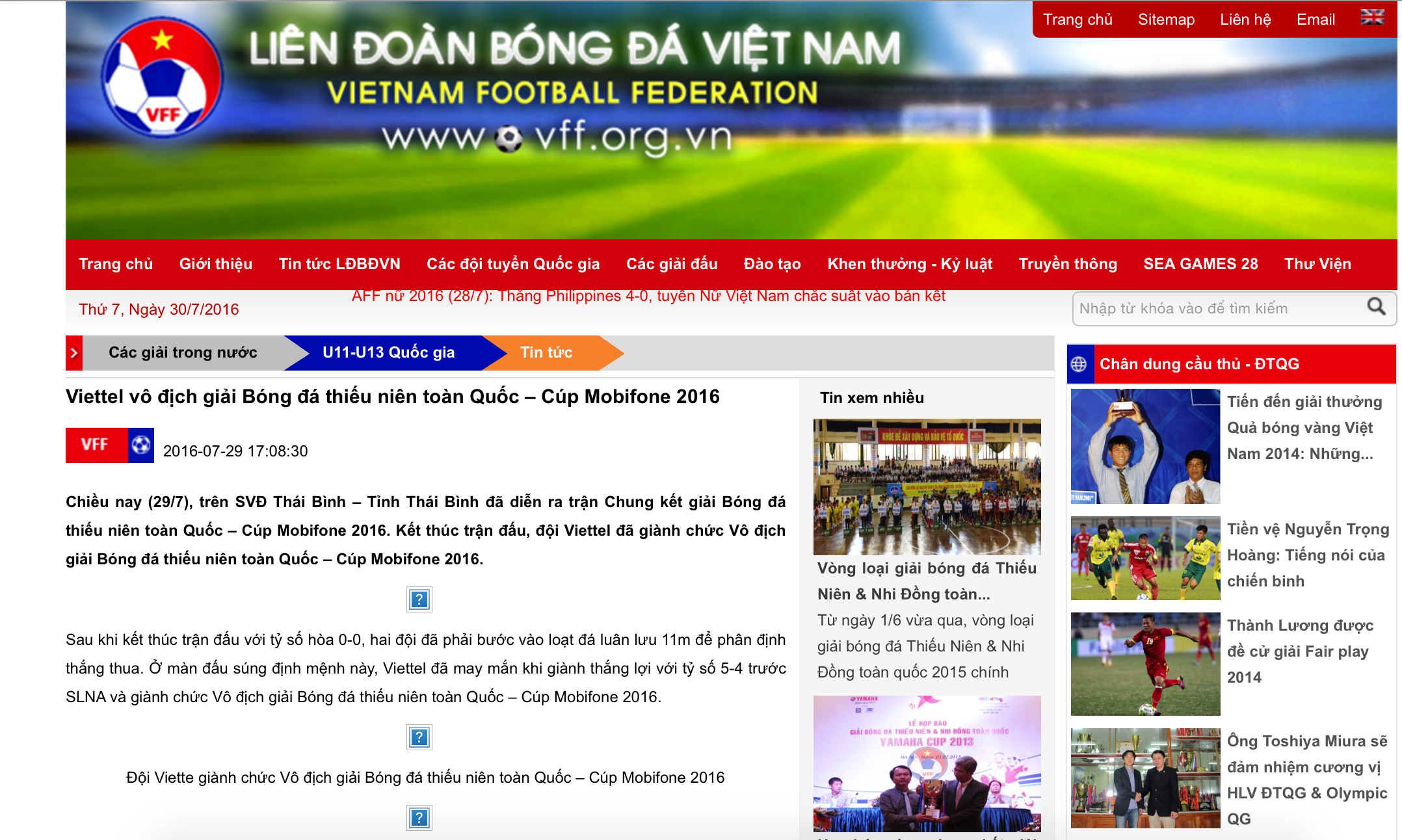 Trang chu VFF bi tan cong anh 2