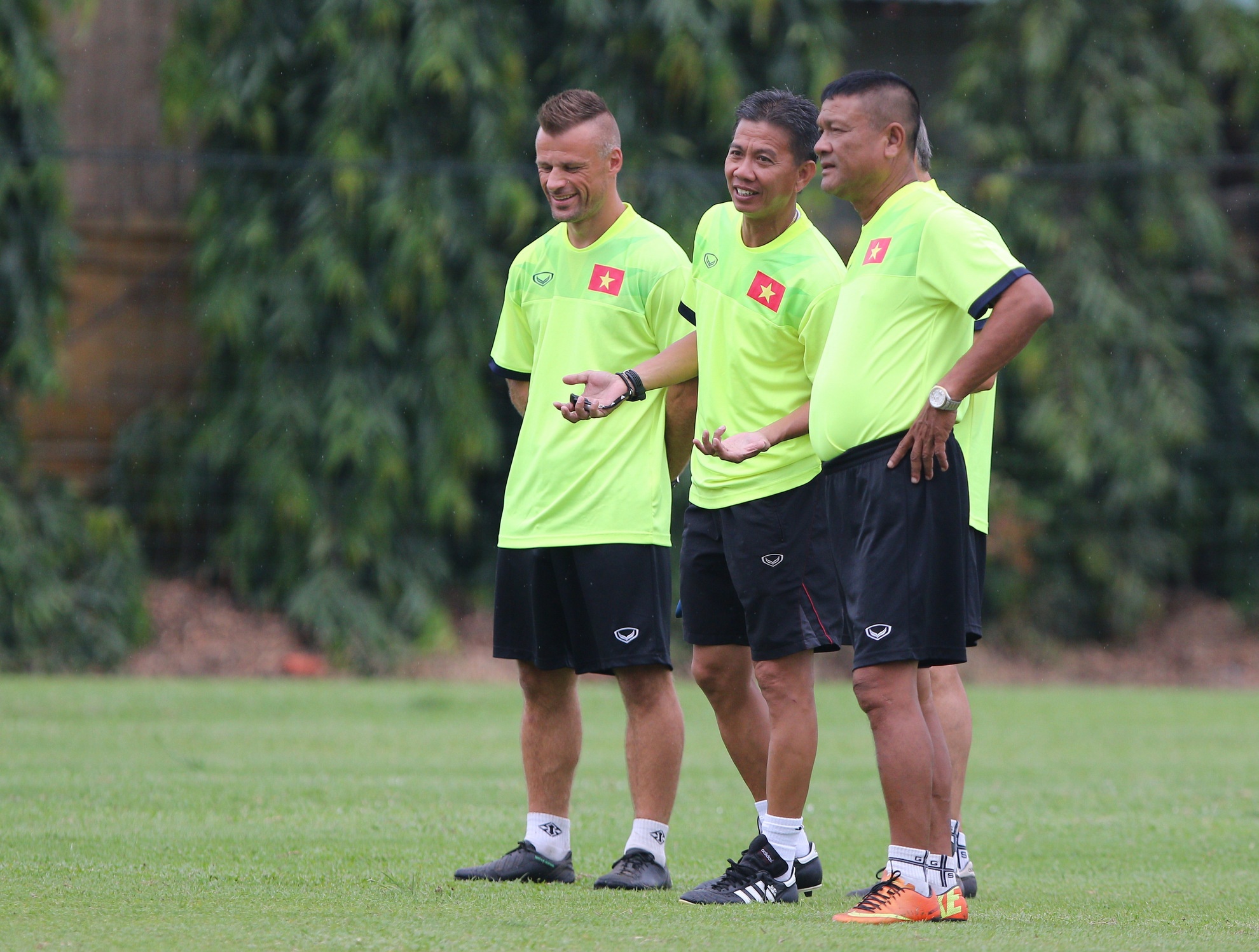 U19 Viet Nam tap o Ha Noi anh 1