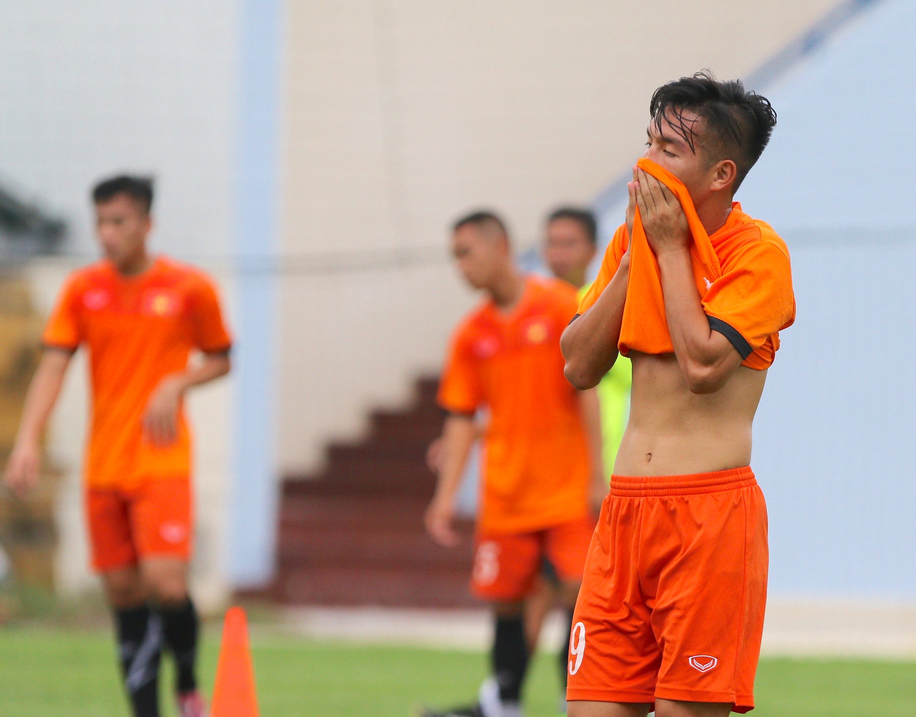 U19 Viet Nam tap o Ha Noi anh 5