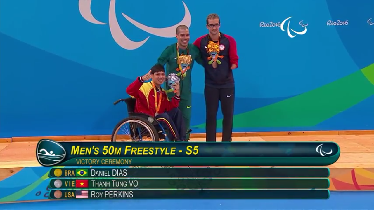 Thuong nong VDV gianh huy chuong Paralympics anh 1