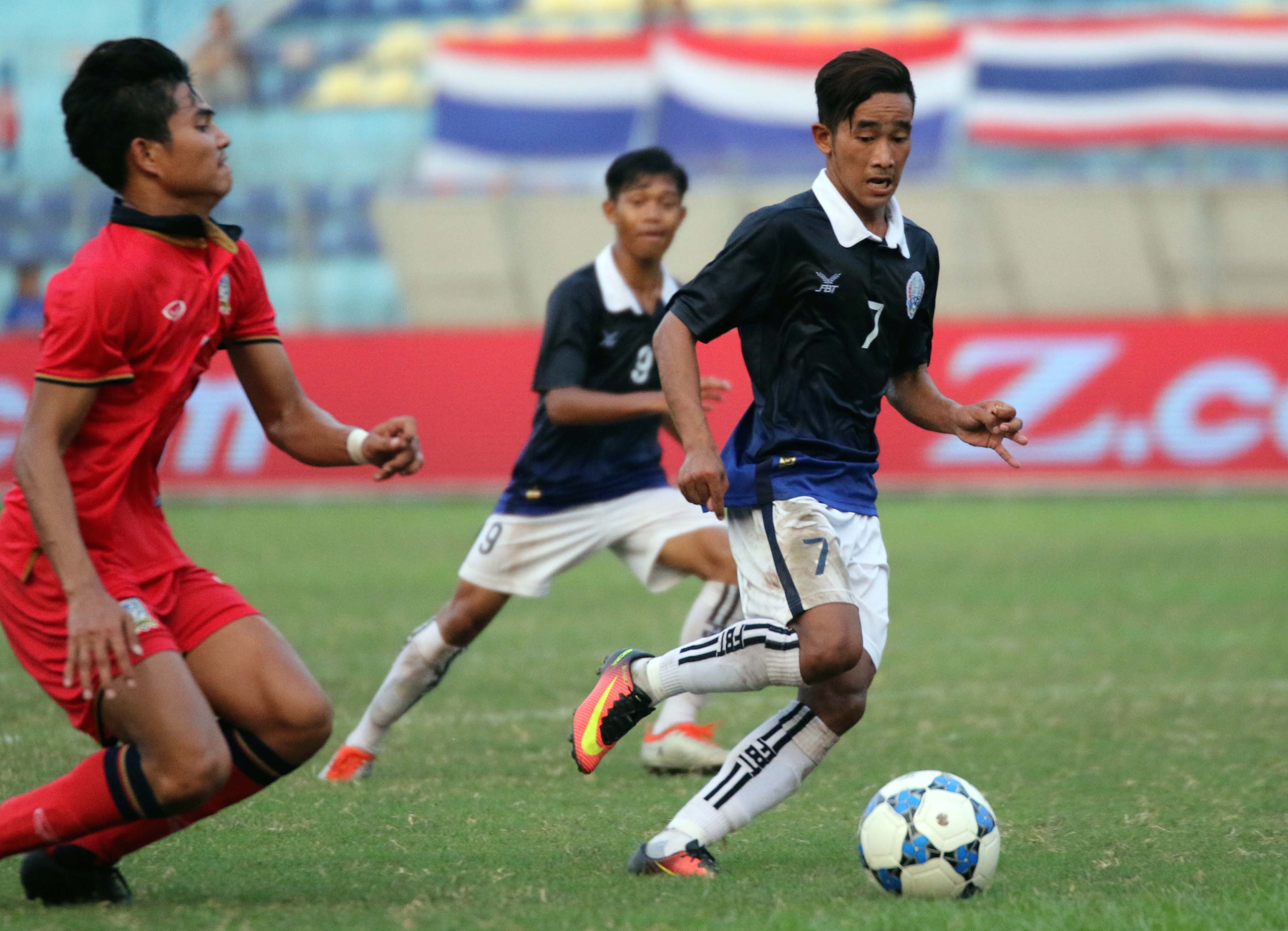 U19 Thai Lan nguoc dong thang Campuchia anh 1