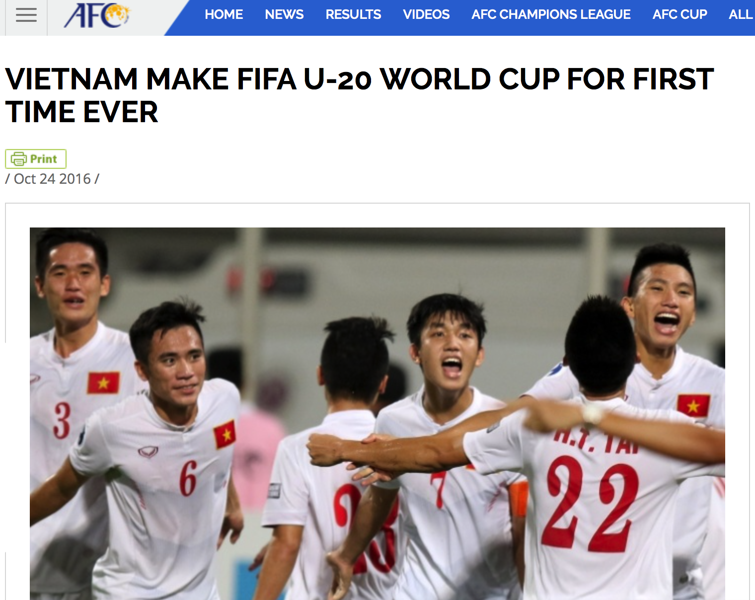 FIFA chuc mung U19 Viet Nam, anh 2