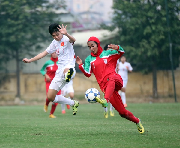 U19 nữ Việt Nam thắng iran ảnh 1 U19 nu Viet Nam thang iran anh 1