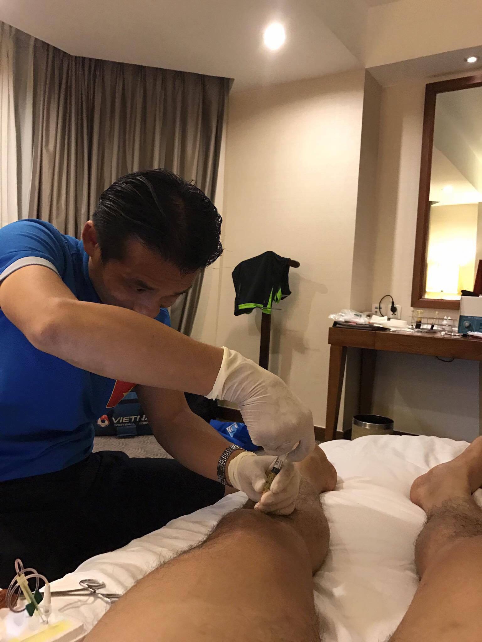 Tuấn Anh chấn thương ảnh 1 Tuan Anh chan thuong anh 1