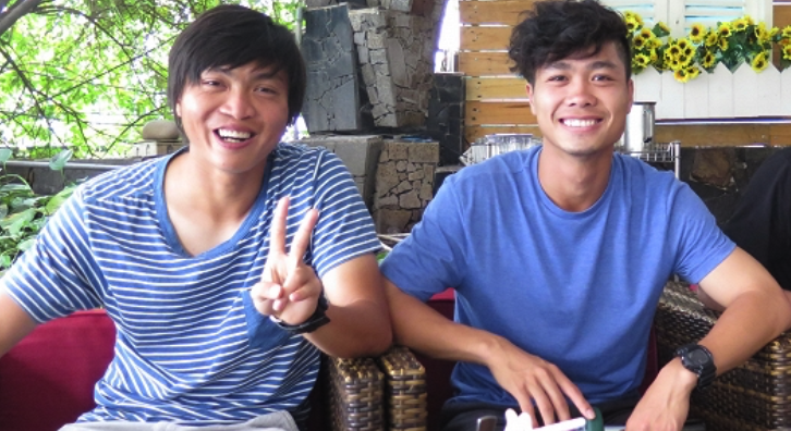 Cong Phuong o cung phong de ho tro Tuan Anh hoi phuc hinh anh