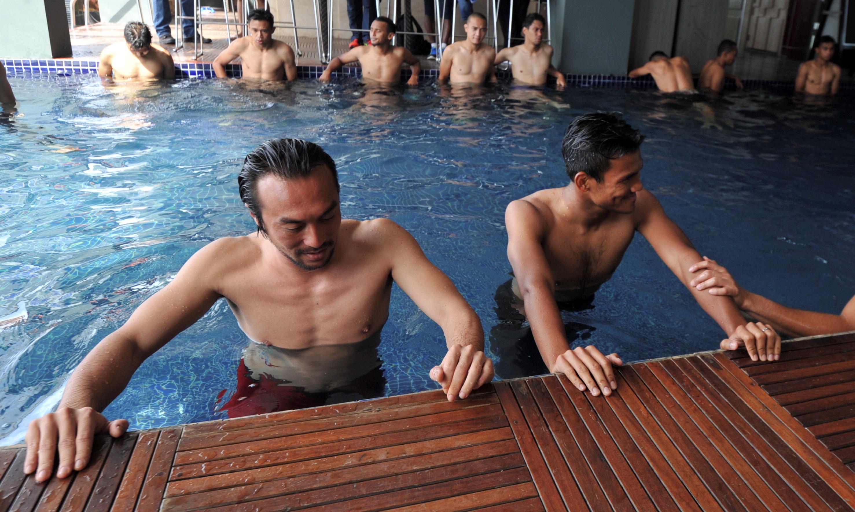 Tuyen Malaysia thu gian truoc tran Viet Nam anh 1