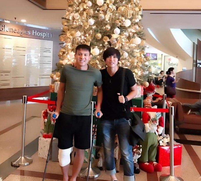 Đình Hoàng phẫu thuật thành công ảnh 1 Dinh Hoang phau thuat thanh cong anh 1