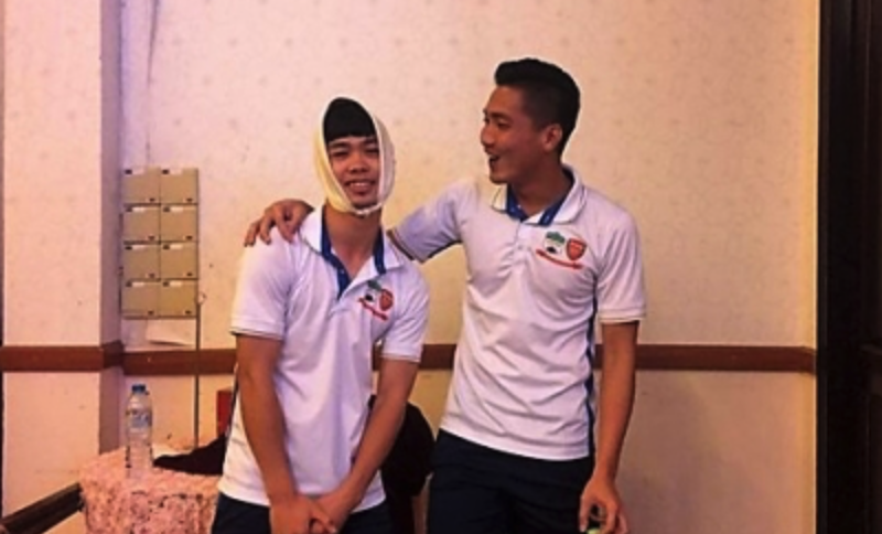 Cong Phuong dien xuat an tuong trong bai hat 'Ong ba anh' phien ban HAGL hinh anh