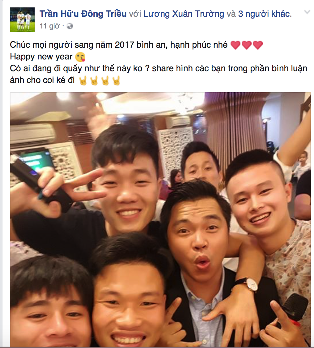 Cầu thủ Việt đón năm mới, ảnh 5 Cau thu Viet don nam moi, anh 5
