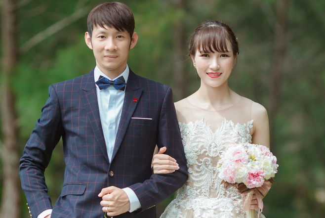 Vu Thi Trang hanh phuc vi Tien Minh ung ho anh 1