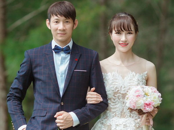 Vu Thi Trang hanh phuc vi gia dinh Tien Minh luon ung ho hinh anh