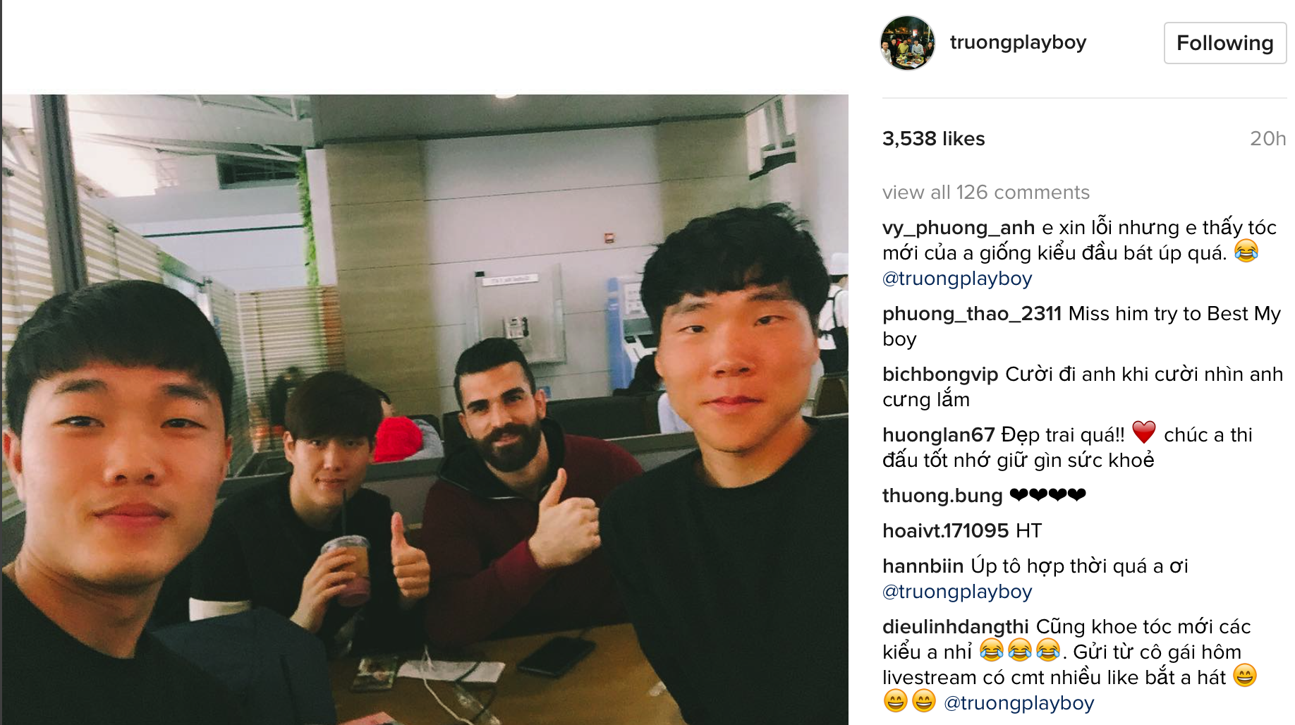 Xuân Trường để kiểu tóc bát úp ảnh 2 Xuan Truong de kieu toc bat up anh 2