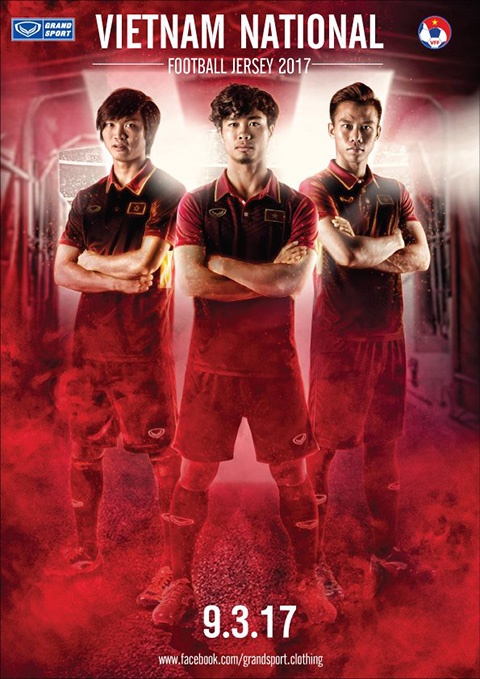 Tuyển Việt Nam có áo đấu mới ảnh 1 Tuyen Viet Nam co ao dau moi anh 1