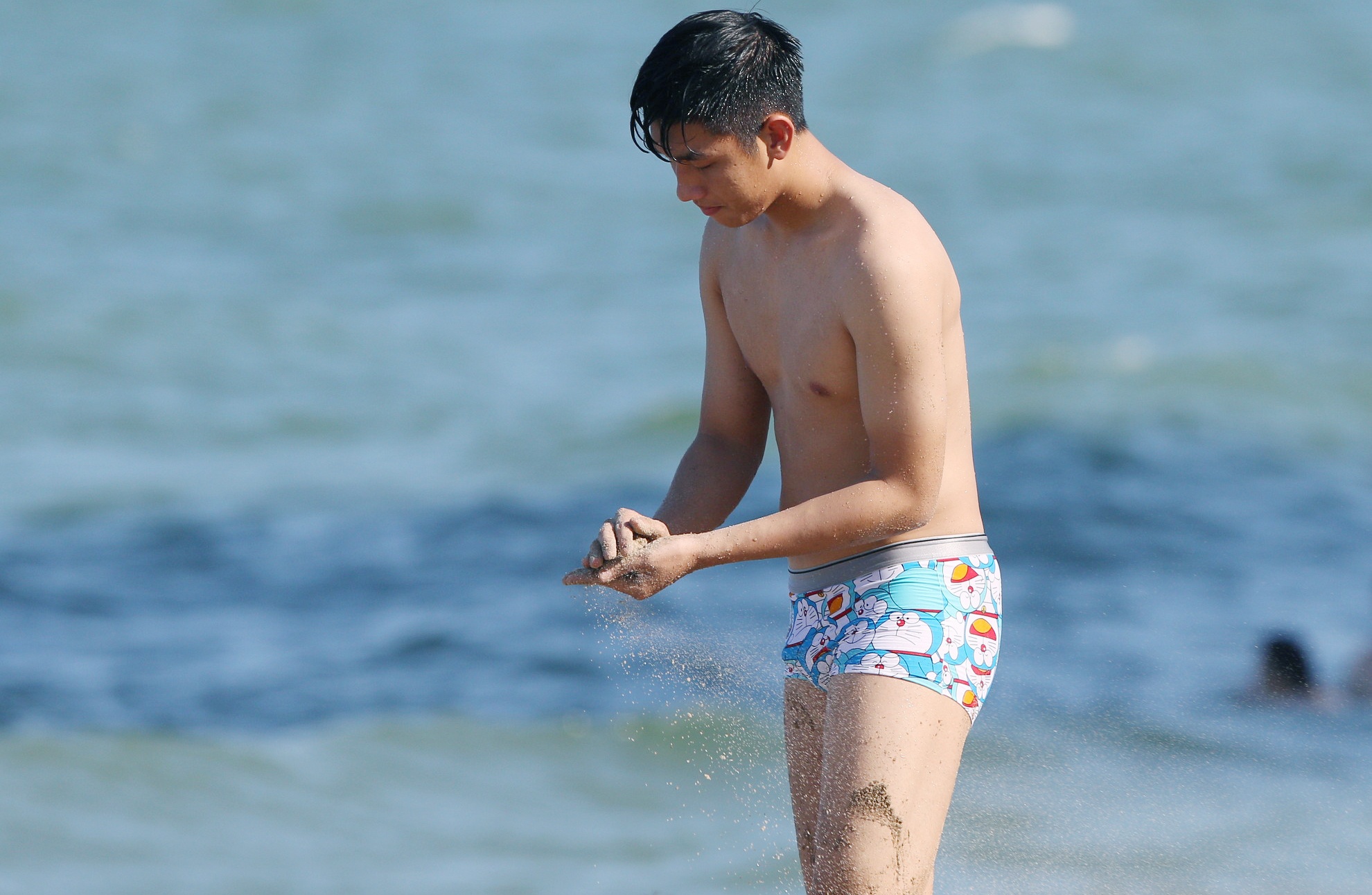 U20 Viet Nam tinh nghich duoi nuoc bien anh 5