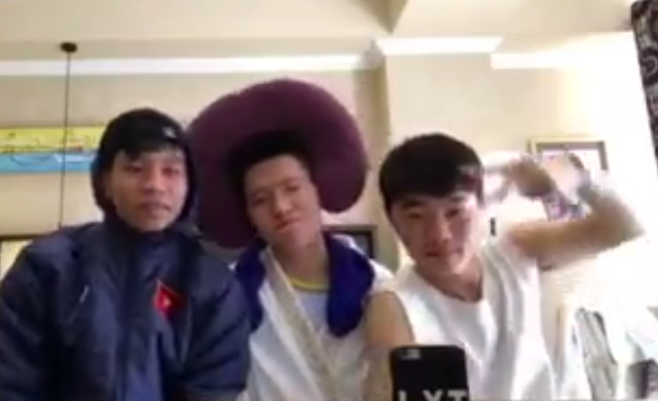 Xuan Truong, Van Thanh va Minh Long tu tin hat ca khuc 'Lam nguoi yeu anh nhe baby' hinh anh