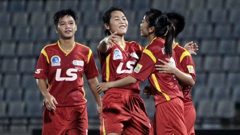 Khai mac luot di giai bong da nu VDQG 2017 hinh anh