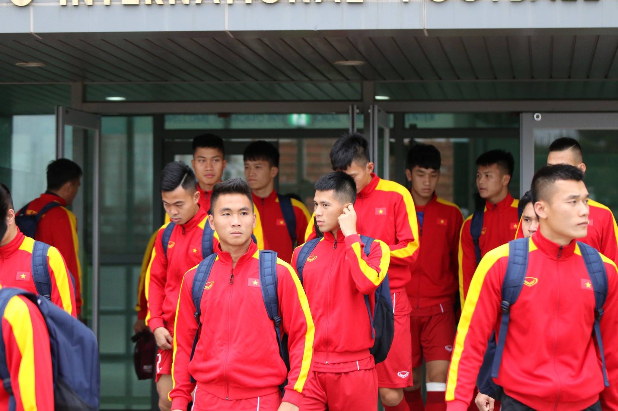 U20 Viet Nam tap buoi dau o Han Quoc anh 1