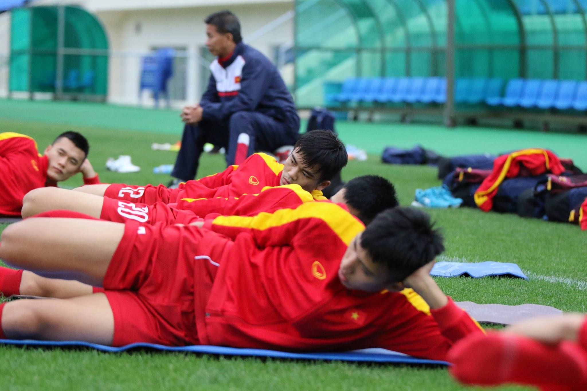 U20 Viet Nam tap buoi dau o Han Quoc anh 6